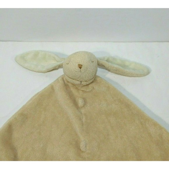 Angel Dear Tan Beige Cream Bunny Rabbit Security Blanket Nunu Baby infant Lovey - Picture 4 of 8